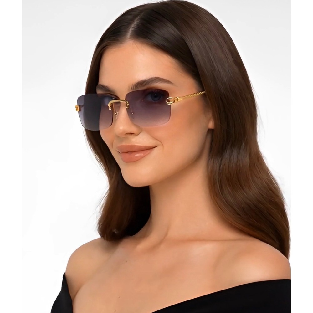 Women Sunglasses Square Eyewear Luxury Classic 80's‎ 90's Outdoor Fashion Lentes